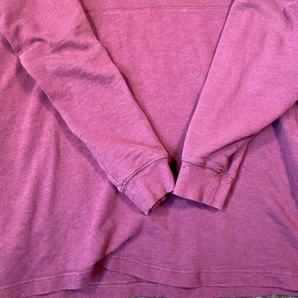 Victorias Secret Pink Love Pink Long Sleeve Crewneck purple shirt, Womens sz S/P - Picture 5 of 7